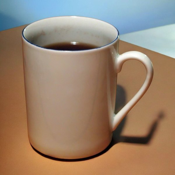 Ceramic mug: Clean studio background